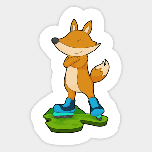 Fox Inline skating Roller skates Sticker